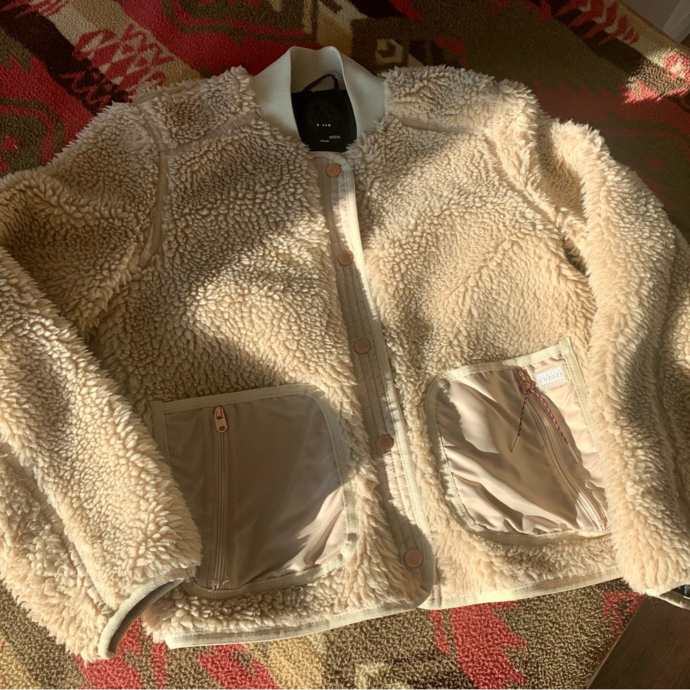 Scotch & Soda Faux Shearling Teddy Jacket